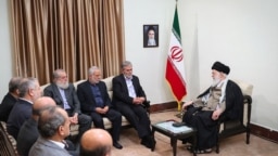 دیدار علی خامنه‌ای با رهبران جهاد اسلامی/ عکس آرشیوی