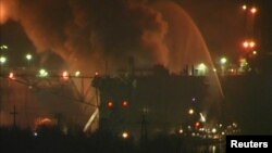 Пожар на АПЛ "Екатеринбург" тушили целые сутки