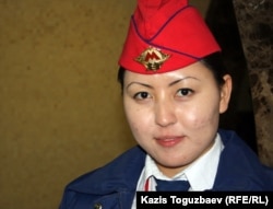 Алматы метросының қызметкері, 12 желтоқсан 2011 жыл.