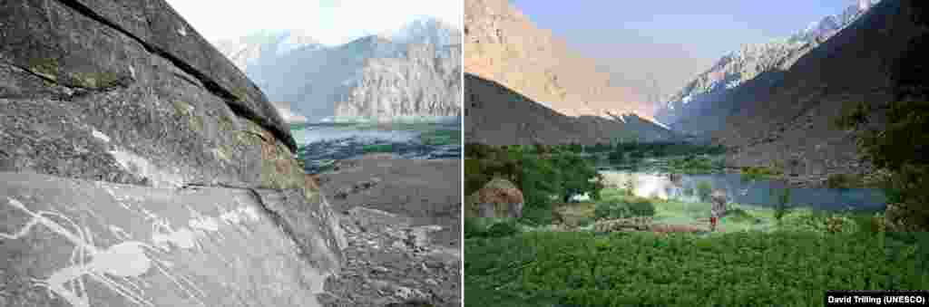 Tajikistan National Park in the Pamir Mountains is the country&#39;s first natural World Heritage site. It covers more than 2.5 million hectares (25,000 square kilometers) in the east of the country. 