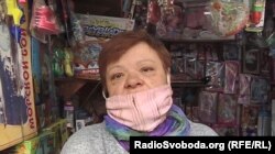 Продавчиня на донецькому ринку