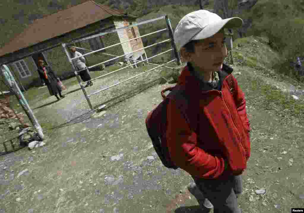 Bacho leaves school after classes.