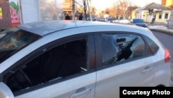Неизвестные повредили автомобиль Игоря Харченко
