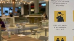 Jedan od kragujevačkih restorana u vreme pandemije, nakon uvođenja vanredne situacije u gradu, jul 2020.