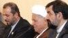 محسن رضايی و هاشمی رفسنجانی دبیر و رئیس مجمع تشخيص مصلحت