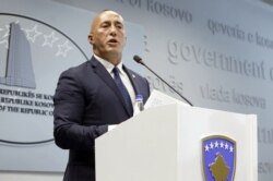 Kryeministri në largim i Kosovës, Ramush Haradinaj.