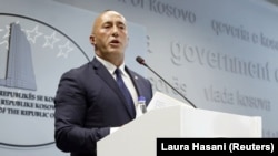 Kryeministri në dorëheqje i Kosovës, Ramush Haradinaj.