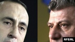 Ramush Haradinaj (L) dhe Hashim Thaçi