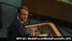 Predsjenik Francuske Emmanuel Macron 19. septembar 2017.