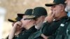 IRAN -- Gen. Qassem Soleimani (C), who heads the elite Quds Force of Iran's Revolutionary Guard attends a graduation ceremony of a group of the guard's officers in Tehran,June 30, 2018