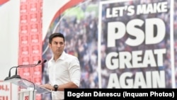 Claudiu Manda în 2019, la un eveniment electoral al Partidului Social Democrat.