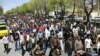 تجمع هزاران نفر در چهارمحال در اعتراض به طرح انتقال آب به اصفهان