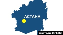 Астана қаласының картасы.
