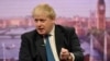 British Foreign Secretary Boris Johnson attends the BBC's Marr Show in London, April 15, 2018