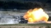 Український танк Т-84 стріляє під час міжнародних навчань «Танковий виклик сильної Європи-2018». Німеччина, 8 червня 2018 року
