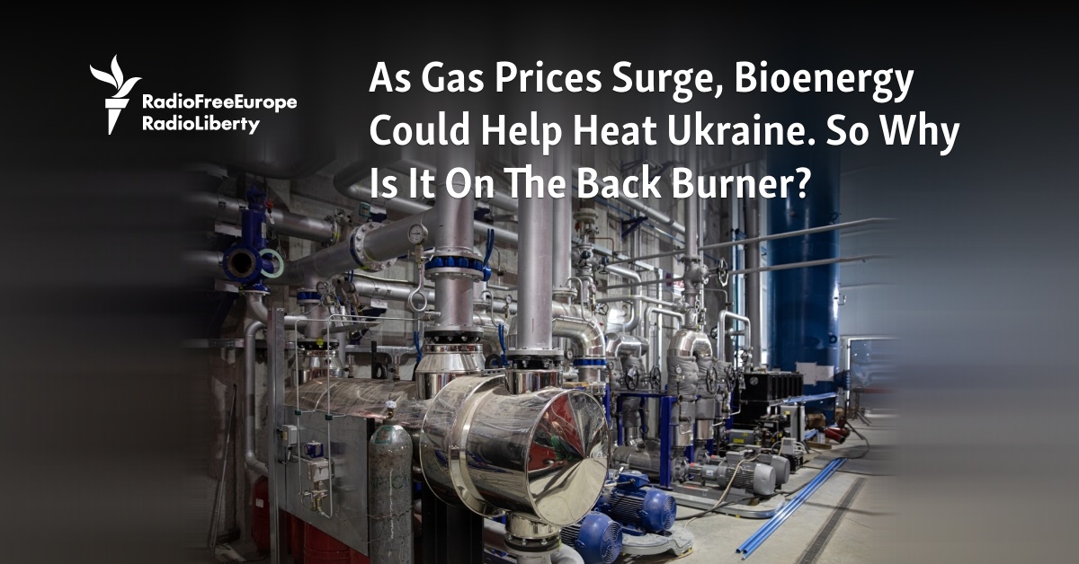 As Gas Prices Surge, Bioenergy Could Help Heat Ukraine. So Why Is It On The Back Burner? - Vimarsana News