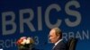 Russian President Vladimir Putin speaks during closing remarks at the fifth BRICS Summit in Durban, South Africa.