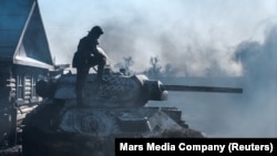 Кадр из фильма "Т-34"