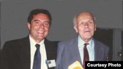 Петр Патрушев и академик Андрей Сахаров. Калифорния, 1988