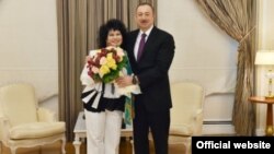 Zeynəb Xanlarovaya 'Heydər Əliyev' ordeni verildi