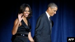 Zonja e parë amerikane, Michelle Obama dhe presidenti amerikan, Barack Obama 