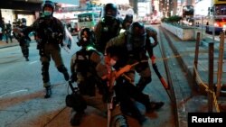 Policija u Hong Kongu u nedjelju, 10. maja privela je 230 ljudi 