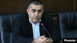 Armenia - Dashnaktsutyun leader Armen Rustamian at a news conference in Yerevan, 16Sep2016.