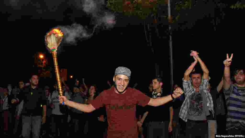 Акция протеста. Тбилиси, 19.09.2012