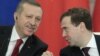 President Dmitry Medvedev (right) and Turkish Prime Minister Recep Tayyip Erdogan confirmed plans to build a Russian atomic power station in Turkey.