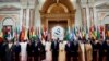 U.S. President Donald Trump, Saudi Arabia's King Salman bin Abdulaziz Al Saud, and Arab leaders pose for a photo during Arab-Islamic-American Summit in Riyadh, May 21, 2017