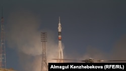 A Russian Soyuz rocket lifts off from the Baikonur Cosmodrome. (file photo)