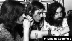 Pink Floyd: Richard Wright, David Gilmour, Nick Mason (1972)