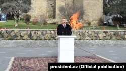 İ.Əliyev Novruz şənliyində. 2018