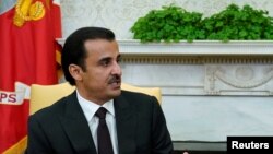Qatar's Foreign Ministry said that Sheikh Tamim bin Hamad Al Thani had received a Saudi letter requesting Doha's presence at the upcoming summit. (file photo)