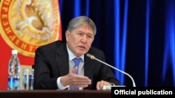 Kyrgyz President Almazbek Atambaev