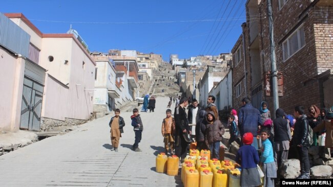 Feb 16 2020 کمبود آب منطقه کارته سخی شهرکابل