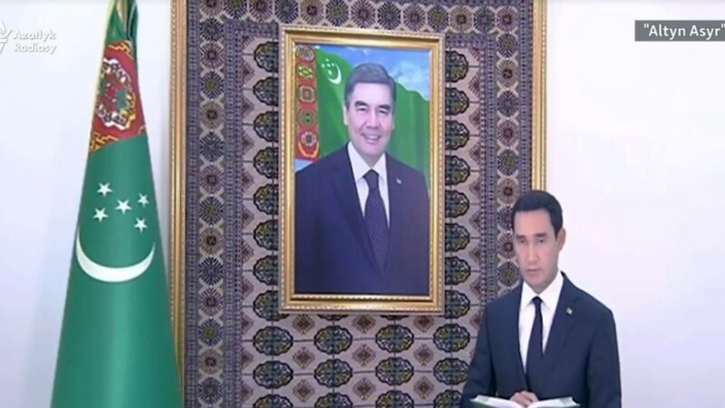 Türkmenistanyň döwlet edaralarynda täze prezidentiň portretleri oturdylýar