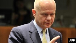 British Foreign Secretary William Hague