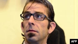 Randy Blythe of Lamb of God in a Prague court on March 4