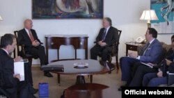 Armenia- Foreign Minister Edward Nalbandian meets with Poland Deputy Foreign Minister Tomasz Orlowski, Yerevan, 16Sept2014.