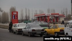АЗС в Ташкентской области.