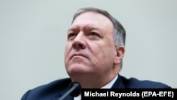 U.S. Secretary of State Mike Pompeo testifies before the House Foreign Affairs Committee on "Evaluating the Trump Administration's Policies on Iran, Iraq and the Use of Force", on Capitol Hill in Washington, February 28, 2020