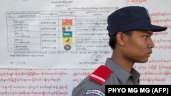 Myanmada seçki polisi