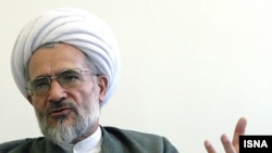 Ayathollah Bayat Zanjani, high ranking Iranian cleric, File photo from 2008.