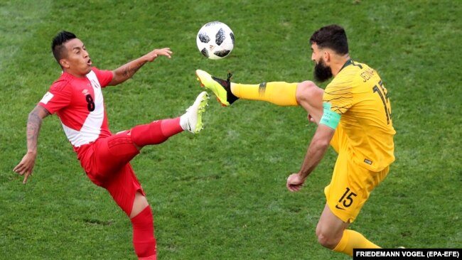 Матч Австралия - Перу в Сочи на Чемпионате мира 2018 года в России