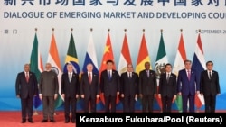 Иштирокдорони саммити BRICS дар Чин