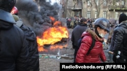Сутички в урядовому кварталі Києва, 18 лютого 2014 року