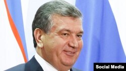 Ўзбекистон президенти Шавкат Мирзиёев.