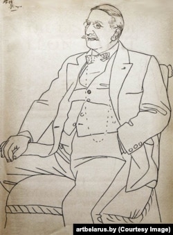 Пабло Пикассо. "Портрет Льва Бакста (1922)