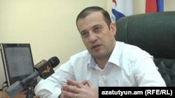 Новый пресс-секретарь партии «Процветающая Армения» Ваан Бабаян, 6 марта 2015 г.